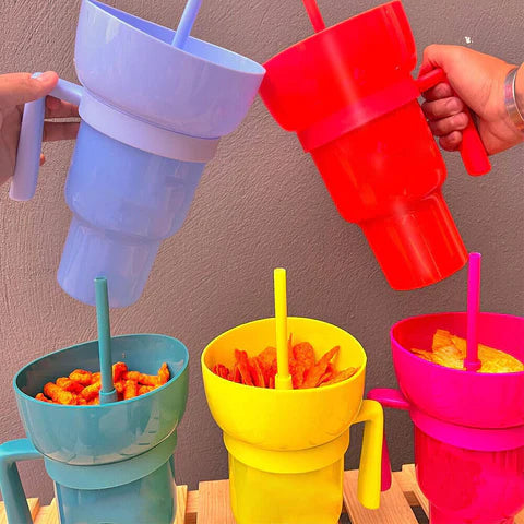 VASO SNACK 2 en 1 , BOTANERO